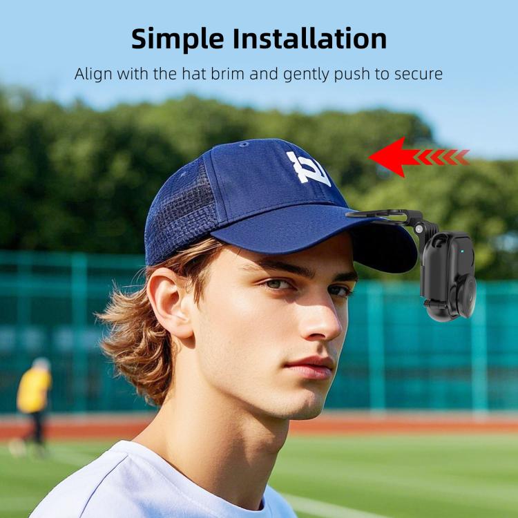 Soporte para cámara POV/Vlog con clip para gorra de béisbol Insta360 GO Ultra PULUZ, For Insta360 GO Ultra Hat Clip