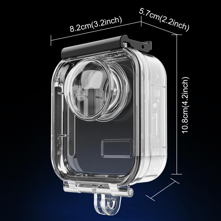Carcasa impermeable PULUZ para GoPro MAX2, sumergible hasta 50 m., Waterproof Housing Case