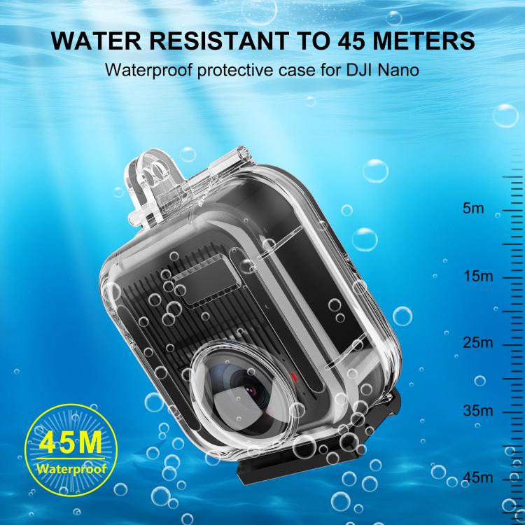 Carcasa impermeable PULUZ para GoPro MAX2, sumergible hasta 50 m., Waterproof Housing Case