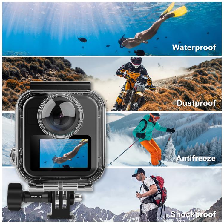 Carcasa impermeable PULUZ para GoPro MAX2, sumergible hasta 50 m., Waterproof Housing Case