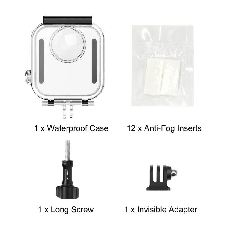 Carcasa impermeable PULUZ para GoPro MAX2, sumergible hasta 50 m., Waterproof Housing Case