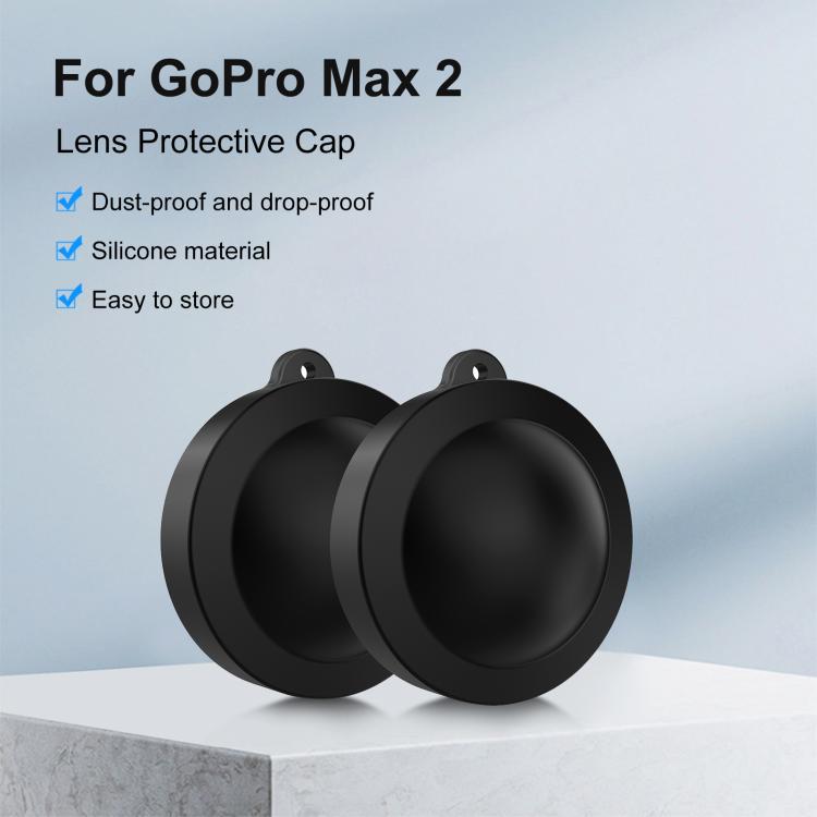 Funda de silicona de doble lente PULUZ para GoPro MAX2, Dual-Lens Cover