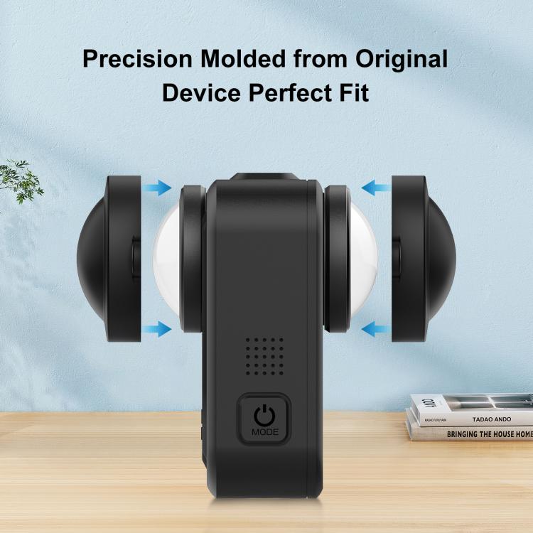 Funda de silicona de doble lente PULUZ para GoPro MAX2, Dual-Lens Cover