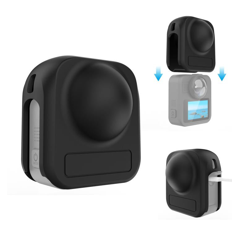Funda protectora de silicona para la lente del cuerpo de la GoPro MAX2 PULUZ, Body Lens Cover