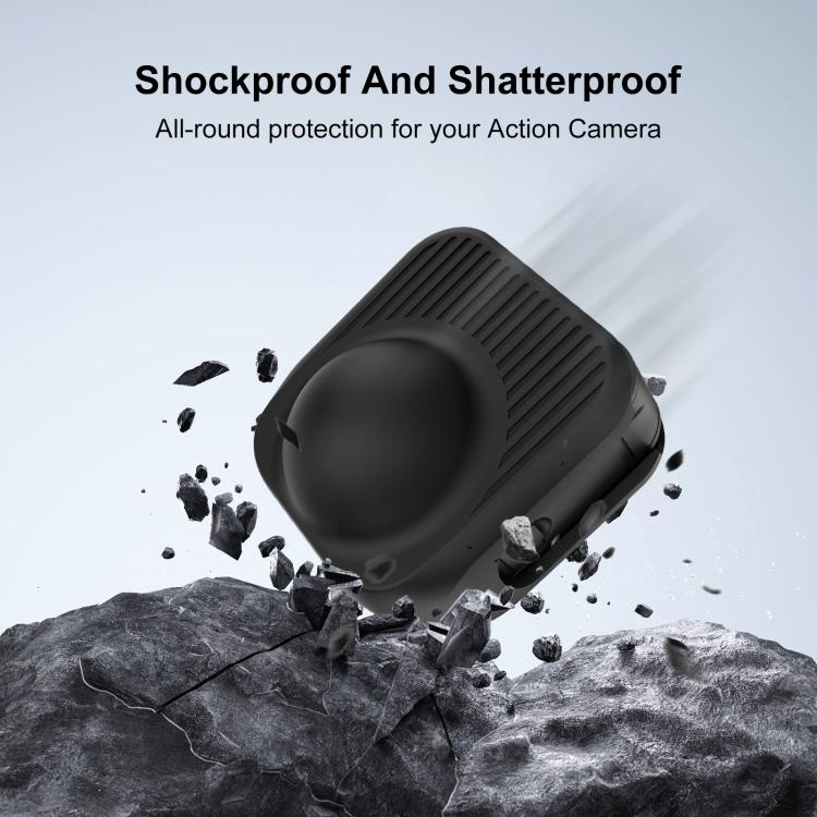 Funda protectora de silicona para la lente del cuerpo de la GoPro MAX2 PULUZ, Body Lens Cover