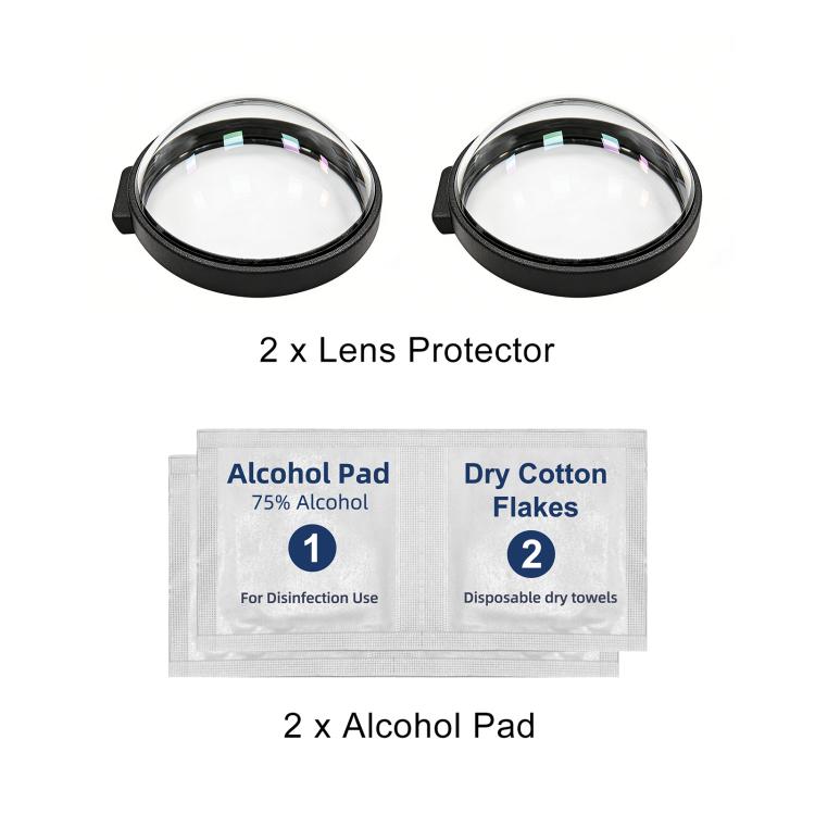 Cubierta protectora de lente de cristal templado óptico PULUZ para GoPro MAX2, Glass Lens Guard