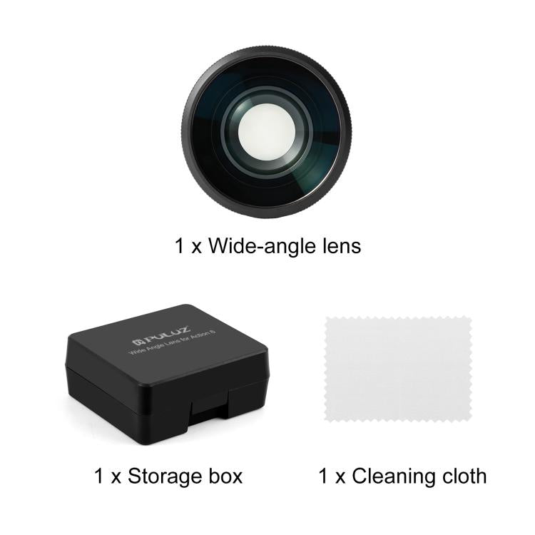 Lente gran angular PULUZ FOV Boost de 185 grados para DJI Osmo Action 6, For DJI Osmo Action 6
