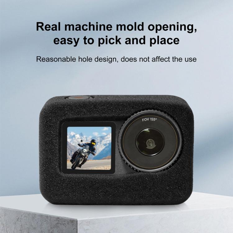 Parabrisas de espuma de alta densidad PULUZ para DJI Osmo Action 6, For DJI Osmo Action 6