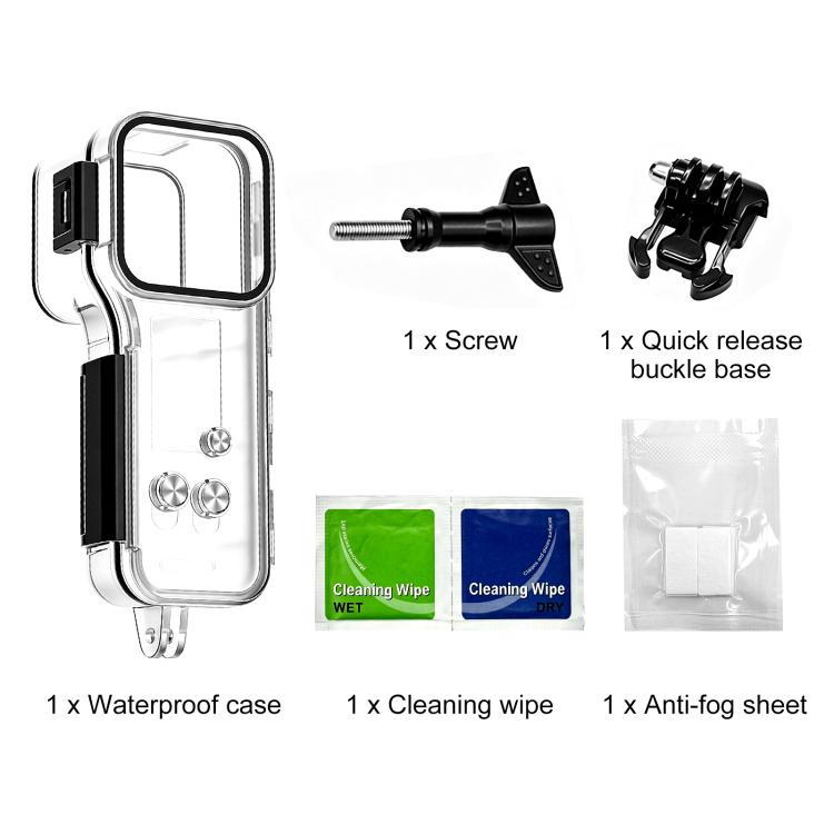 Estuche impermeable para buceo de 50 m para la cámara con estabilizador DJI Osmo Pocket 4
