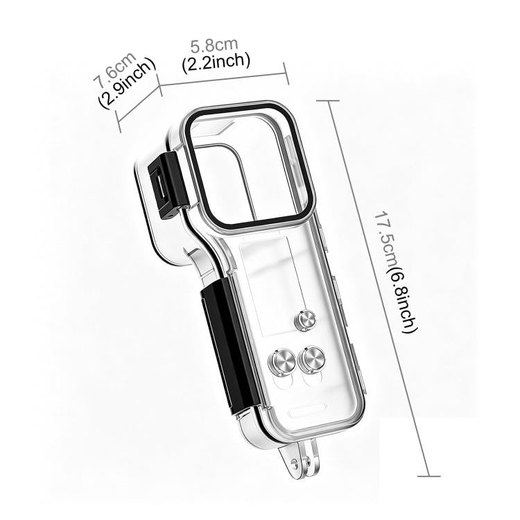 Estuche impermeable para buceo de 50 m para la cámara con estabilizador DJI Osmo Pocket 4