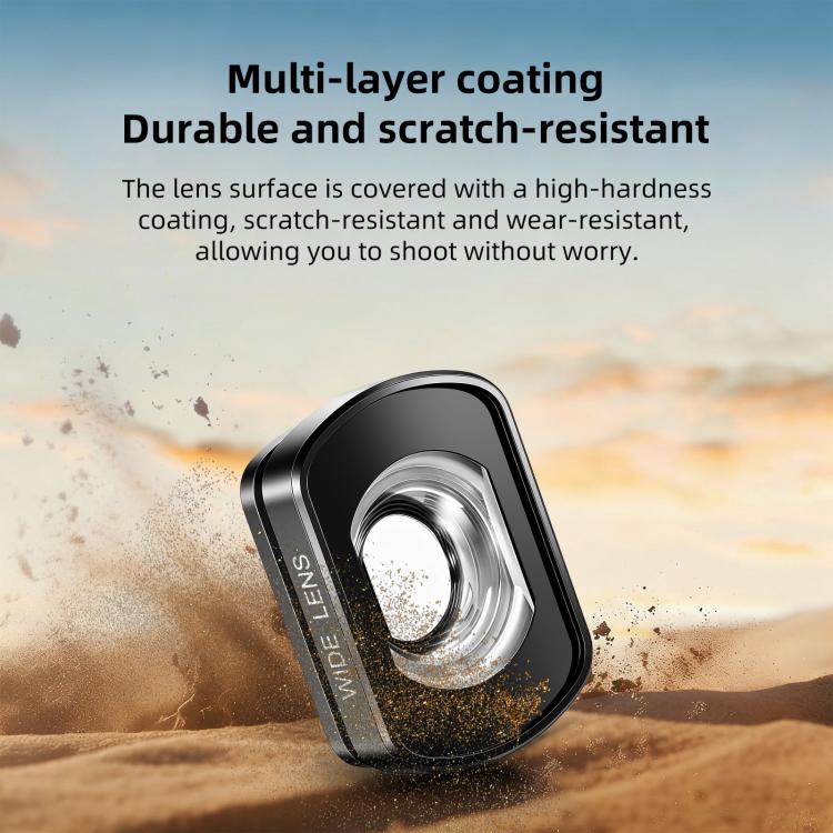 Filtro magnético de gran angular de 112 grados para DJI Osmo Pocket 4/3, PULUZ For DJI Osmo Pocket 4 / 3