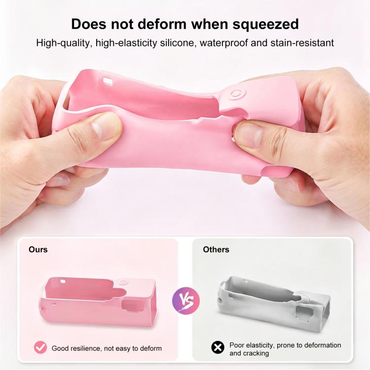 Funda de silicona TPU 4 en 1 para cuerpo, lente, mango y pantalla de PULUZ para DJI OSMO Pocket 4