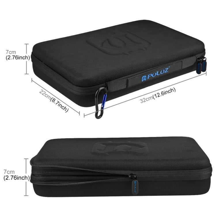 Estuche de viaje y transporte impermeable PULUZ para GoPro Hero11 Black / HERO10 Black / HERO9 Black / HERO8 Black / HERO7 /6/5/5 Session /4 Session /4/3+ /3/2/1, DJI Osmo Action y otras cámaras de acciónAccesorios, Tamaño grande: 32cm x 22cm x 7cm    ...