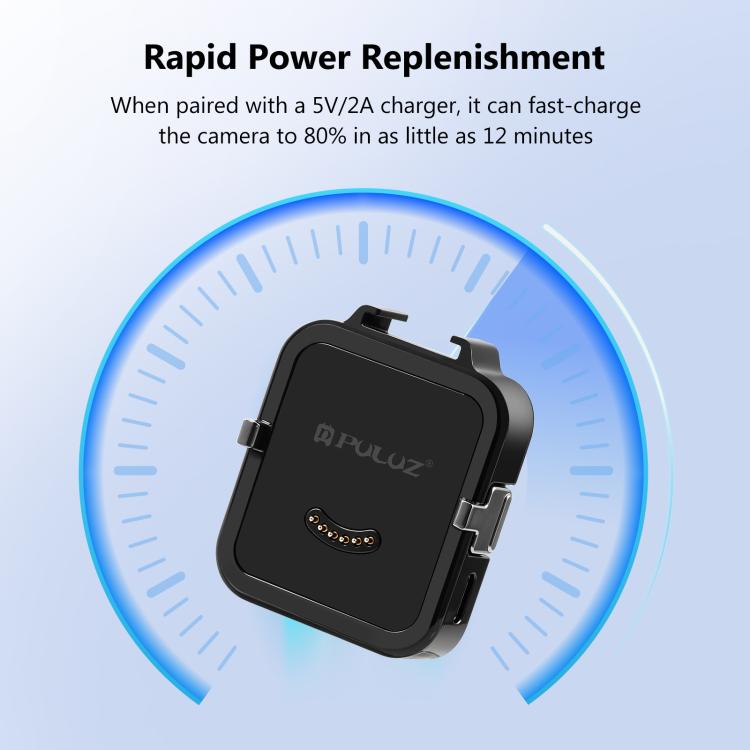 Base de carga multifuncional PULUZ para transmisión de datos Insta360 GO Ultra, Charging Base
