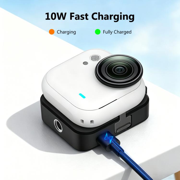 Base de carga multifuncional PULUZ para transmisión de datos Insta360 GO Ultra, Charging Base