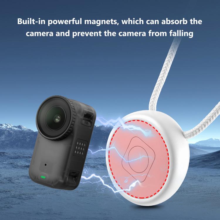 Correa de cuello de liberación rápida con soporte magnético para colgante PULUZ para DJI Osmo Nano / Insta360 Go 3 / GO 3S, For DJI Osmo Nano / Insta360 Go 3 / GO 3S
