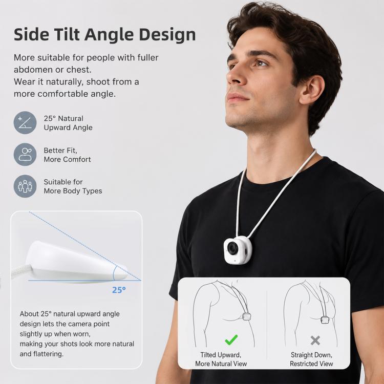 Para Insta360 Go 3 Ultra PULUZ Soporte magnético para colgante mejorado Correa de cuello de liberación rápida, For Insta360 GO Ultra