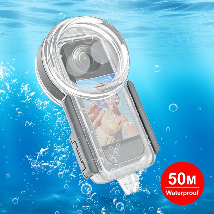 Estuche de buceo sellado e impermeable PULUZ de 50 m para Insta360 X5, edición juvenil, Waterproof Diving Case, Youth Edition