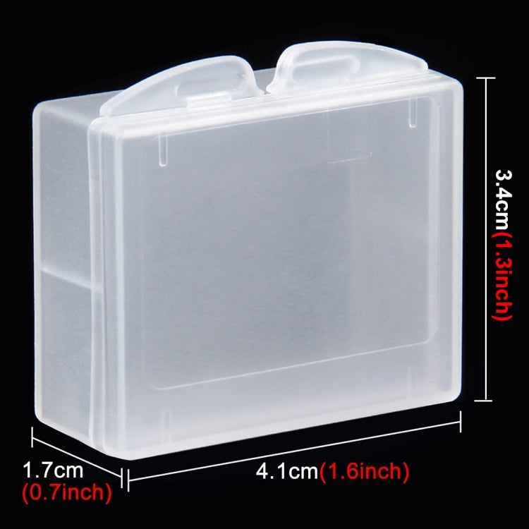 Caja de almacenamiento de batería transparente de plástico duro PULUZ (para batería GoPro HERO4), AHDBT-301/201, AHDBT-401