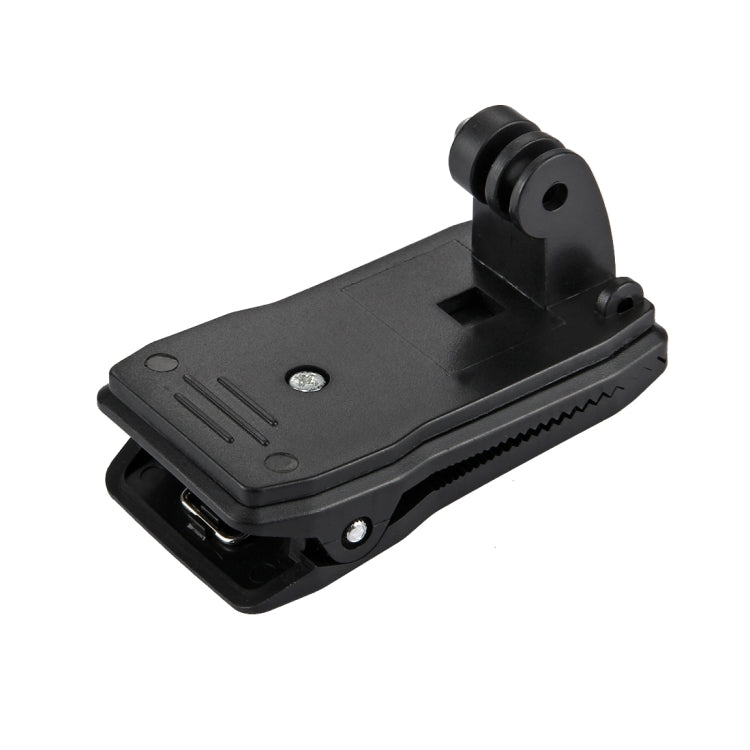 PULUZ Mochila giratoria de 360 grados Hat Rec-mounts Montaje de abrazadera de liberación rápida para GoPro Hero11 Black / HERO10 Black /9 Black /8 Black /7/6/5/5 Session /4 Session /4/3+ /3/2/1,DJI Osmo Action y otras cámaras de acción, Hat Rec-mount