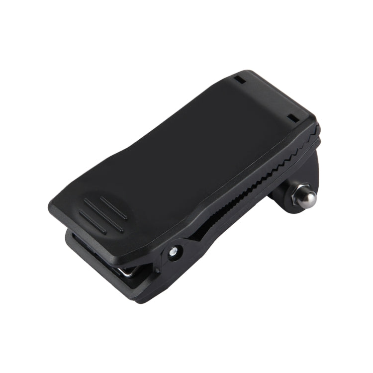 PULUZ Mochila giratoria de 360 grados Hat Rec-mounts Montaje de abrazadera de liberación rápida para GoPro Hero11 Black / HERO10 Black /9 Black /8 Black /7/6/5/5 Session /4 Session /4/3+ /3/2/1,DJI Osmo Action y otras cámaras de acción, Hat Rec-mount