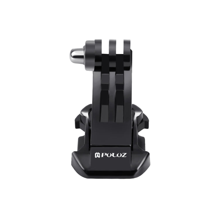 PULUZ Soporte de hebilla con gancho en J de superficie vertical negro para cámaras de deportes de acción PULUZ Soporte de abrazadera flexible para GoPro Hero11 Negro / HERO10 Negro /9 Negro /8 Negro /7/6/5/5 Sesión /4 Sesión /4/3+ /3/2 /1, DJI Osmo Act...