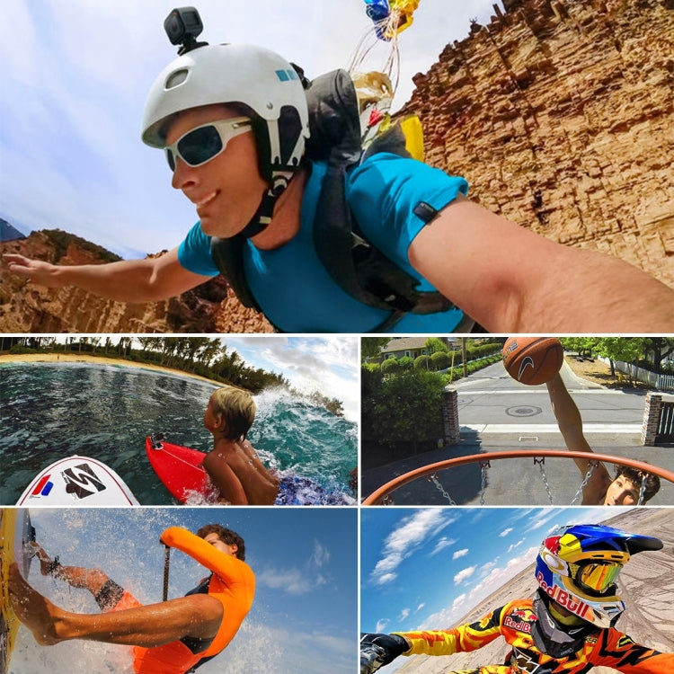 PULUZ 3 pegatinas adhesivas planas + 3 pegatinas adhesivas curvas para GoPro Hero11 Black / HERO10 Black / HERO9 Black /HERO8 / HERO7 /6/5/5 Session /4 Session /4/3+ /3/2/1, Insta360 ONER, DJI Osmo Action y otras cámaras de acción, 3M Stickers