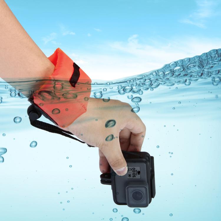 PULUZ Fotografía subacuática Correa de muñeca flotante Bobber para GoPro Hero11 Black / HERO10 Black / HERO9 Black /HERO8 / HERO7 /6/5/5 Session /4 Session /4/3+ /3/2/1, Insta360 ONE R, DJI Osmo Actiony otras cámaras de acción, longitud: 20 cm         ...