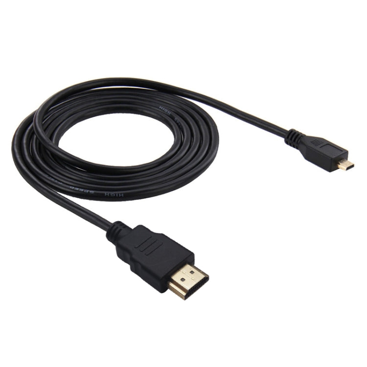 Cable PULUZ Video de 19 pines HDMI a Micro HDMI para GoPro Hero11 Black / HERO10 Black / HERO9 Black /8 Black /7/6/5/4/3+ /3, Sony, LG, Panasonic, Canon, Nikon, Smartphones y cámaras,Longitud: 1,5 m, HDMI Cable for Gopro