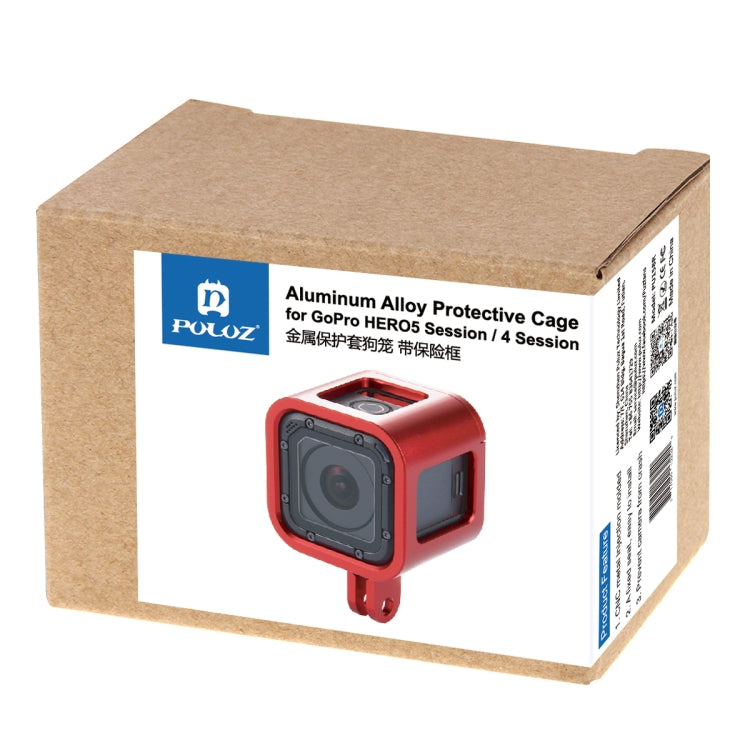 Carcasa PULUZ Jaula protectora de aleación de aluminio CNC con marco de seguro para GoPro HERO5 Session /HERO4 Session /HERO Session, For HERO5 Session with Frame UK Stock, For HERO4 Session UK Stock, For HERO5 Session with Frame US Stock              ...