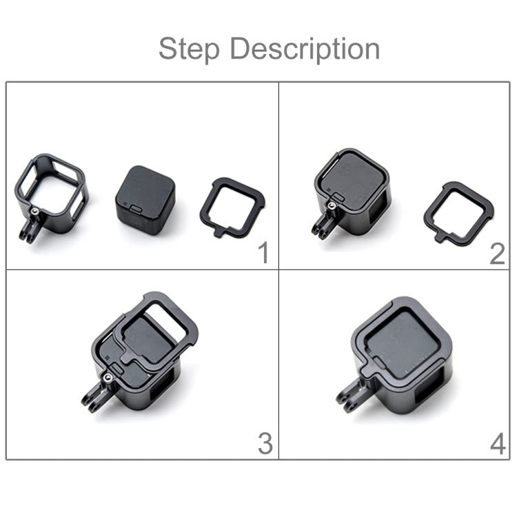 Carcasa PULUZ Jaula protectora de aleación de aluminio CNC con marco de seguro para GoPro HERO5 Session /HERO4 Session /HERO Session, For HERO5 Session with Frame UK Stock, For HERO4 Session UK Stock, For HERO5 Session with Frame US Stock              ...