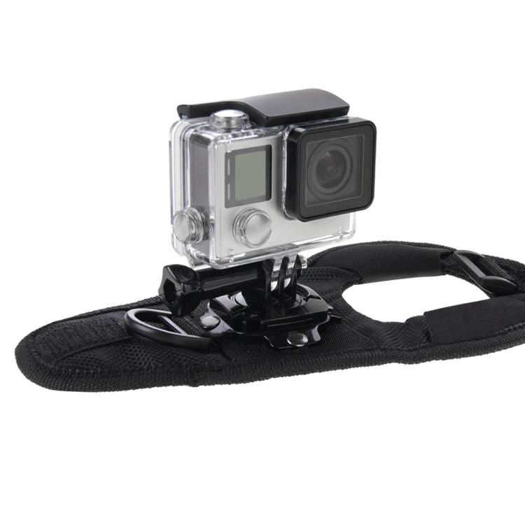 PULUZ Banda de montaje con correa de palma estilo guante con rotación de 360 grados para GoPro Hero11 Black / HERO10 Black / HERO9 Black / HERO8 Black / HERO7 /6/5/5 Session /4 Session /4/3+ /3/2/1, Insta360 ONE R, DJI Osmo Action y otras cámaras de ...