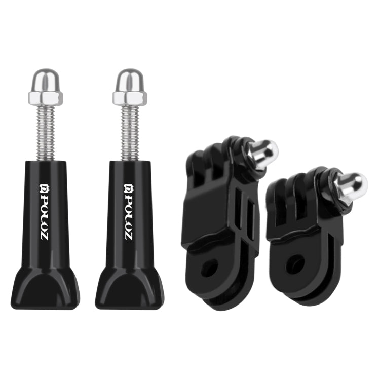 PULUZ Brazo pivotante ajustable de 3 vías con 2 tornillos largos para cámaras de deportes de acción PULUZ Montura de abrazadera flexible para GoPro Hero11 Black / HERO10 Black /9 Black /8 Black /7/6/5/5 Session /4 Session /4/3+/3 /2 /1, DJI Osmo Action...