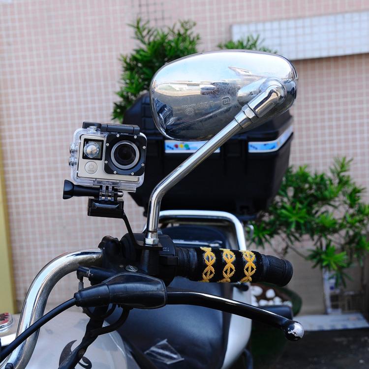 PULUZ Soporte fijo de metal para motocicleta para GoPro Hero11 Black / HERO10 Black /9 Black /8 Black /7/6/5/5 Session /4 Session /4/3+ /3/2/1, DJI Osmo Action y otras cámaras de acción, Fixed Mount 1(Black), Fixed Mount 1 (Silver), Fixed Mount 1 (Red)...