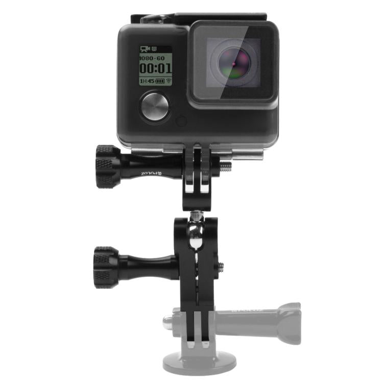 Soporte de rótula de aluminio CNC PULUZ con 2 tornillos largos para GoPro Hero11 Black / HERO10 Black /9 Black /8 Black /7/6/5/5 Session /4 Session /4/3+ /3/2/1, DJI Osmo Actiony otras cámaras de acción, CN Stock, Ball Joint Mount (US)