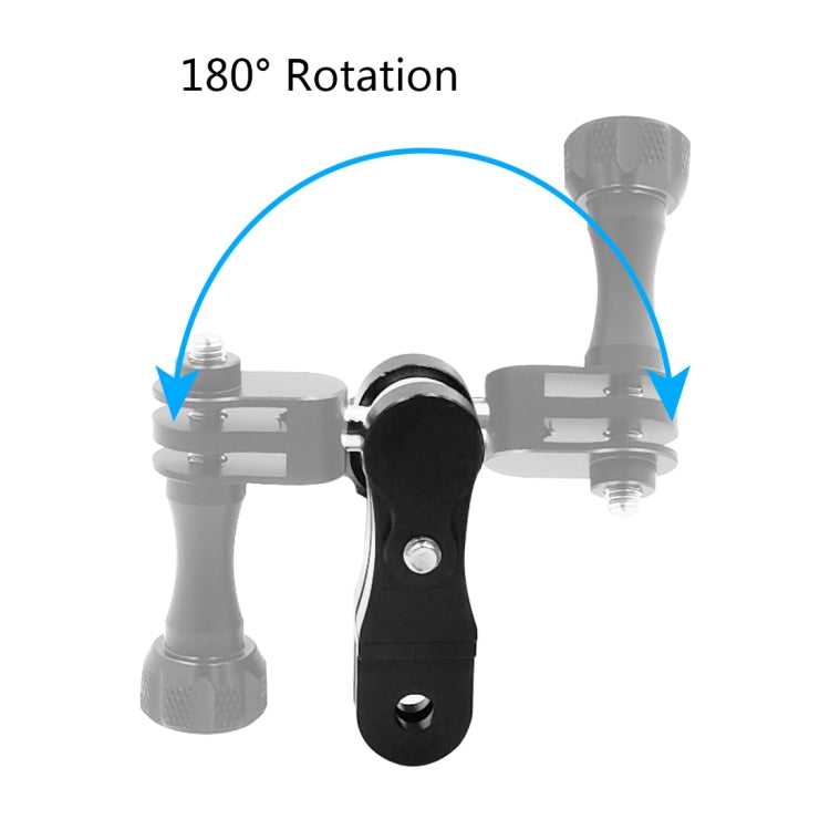 Soporte de rótula de aluminio CNC PULUZ con 2 tornillos largos para GoPro Hero11 Black / HERO10 Black /9 Black /8 Black /7/6/5/5 Session /4 Session /4/3+ /3/2/1, DJI Osmo Actiony otras cámaras de acción, CN Stock, Ball Joint Mount (US)