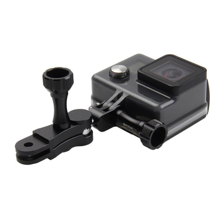 Soporte de rótula de aluminio CNC PULUZ con 2 tornillos largos para GoPro Hero11 Black / HERO10 Black /9 Black /8 Black /7/6/5/5 Session /4 Session /4/3+ /3/2/1, DJI Osmo Actiony otras cámaras de acción, CN Stock, Ball Joint Mount (US)