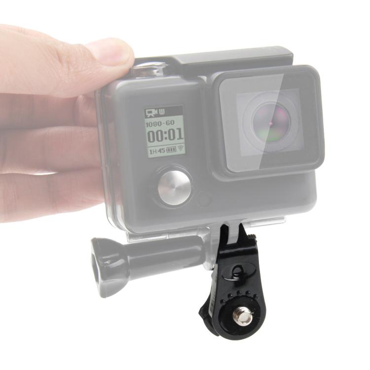 Adaptador de conexión de montaje de trípode con tornillo PULUZ para GoPro Hero11 Black / HERO10 Black /9 Black /8 Black /7/6/5/5 Session /4 Session /4/3+ /3/2/1, DJI Osmo Action y otras cámaras de acción, Screw Tripod