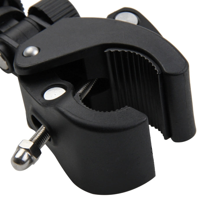 PULUZ Soporte para manillar de bicicleta de motocicleta con soporte para trípode y tornillo para GoPro Hero11 Black / HERO10 Black /9 Black /8 Black /7/6/5/5 Session /4 Session /4/3+ /3/2/1, DJI Osmo Actiony otras cámaras de acción, Lengthened Mount