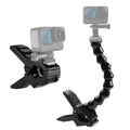 PULUZ Action Sports Cameras Jaws Flex Clamp Mount para GoPro Hero11 Black / HERO10 Black /9 Black /8 Black /7/6/5/5 Session /4 Session /4/3+ /3/2/1, DJI Osmo Action y otrosCámaras de acción, Jaws Mount, Jaws Mount(AE)