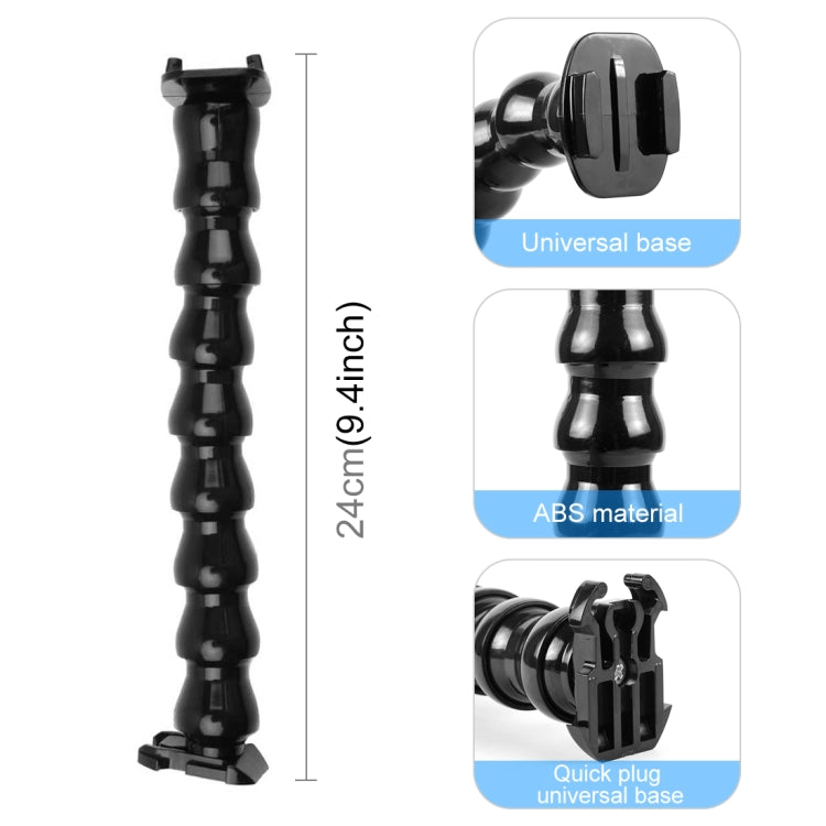 PULUZ Action Sports Cameras Jaws Flex Clamp Mount para GoPro Hero11 Black / HERO10 Black /9 Black /8 Black /7/6/5/5 Session /4 Session /4/3+ /3/2/1, DJI Osmo Action y otrosCámaras de acción, Jaws Mount, Jaws Mount(AE)