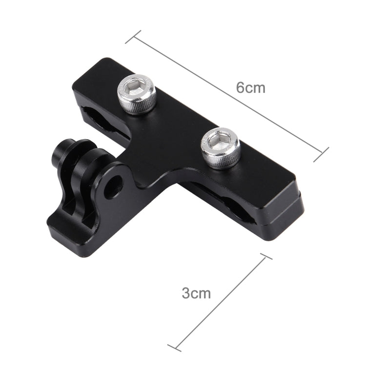 Soporte de cojín para asiento de bicicleta de aleación de aluminio PULUZ para GoPro Hero11 Black / HERO10 Black / HERO9 Black / HERO8 Black /7/6/5/5 Session /4 Session /4/3+ /3/2/1, DJI Osmo Action, Xiaoyiy otras cámaras de acción, Seat Mount