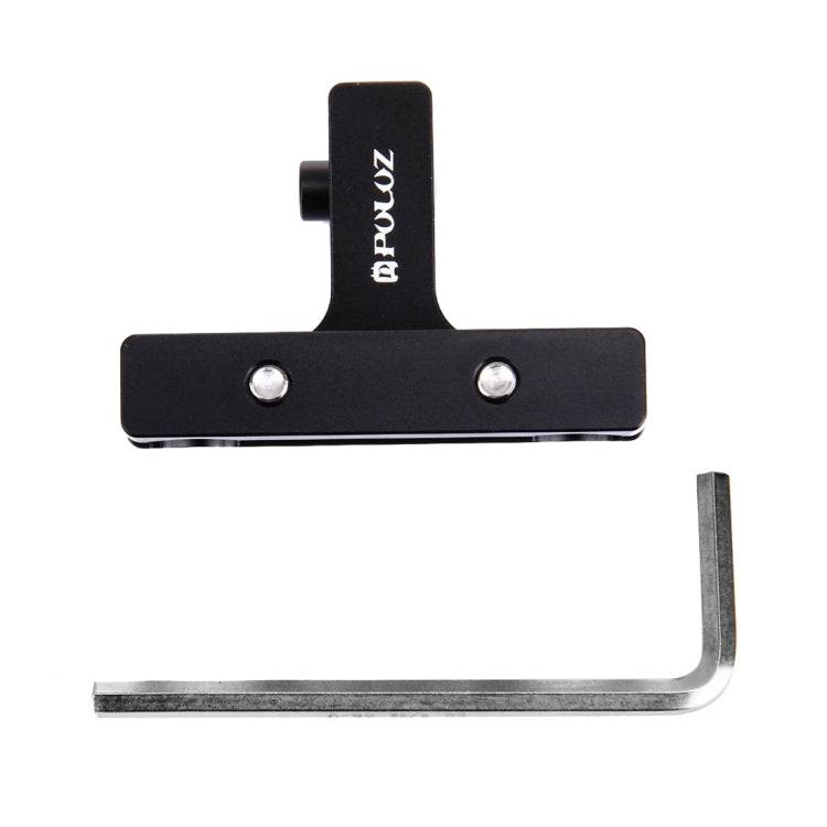 Soporte de cojín para asiento de bicicleta de aleación de aluminio PULUZ para GoPro Hero11 Black / HERO10 Black / HERO9 Black / HERO8 Black /7/6/5/5 Session /4 Session /4/3+ /3/2/1, DJI Osmo Action, Xiaoyiy otras cámaras de acción, Seat Mount