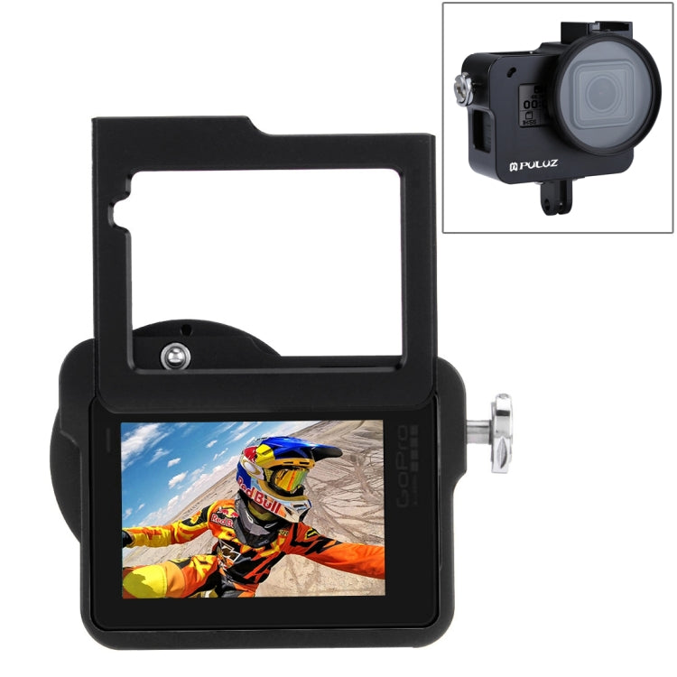 Carcasa PULUZ Jaula protectora de aleación de aluminio CNC con marco de seguro y lente UV de 52 mm para GoPro HERO (2018) /7 Negro /6/5, For HERO6 /5 Pull Frame UK Stock, For HERO6 /5 Pull Frame US Stock, For HERO6 /5 Pull Frame AE Stock               ...