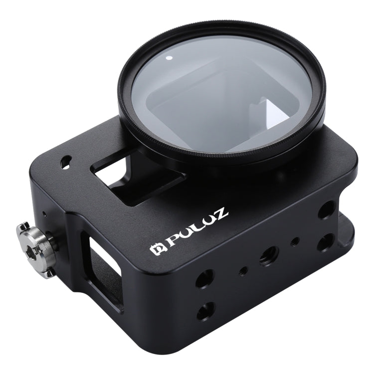 Carcasa PULUZ Jaula protectora de aleación de aluminio CNC con marco de seguro y lente UV de 52 mm para GoPro HERO (2018) /7 Negro /6/5, For HERO6 /5 Pull Frame UK Stock, For HERO6 /5 Pull Frame US Stock, For HERO6 /5 Pull Frame AE Stock               ...