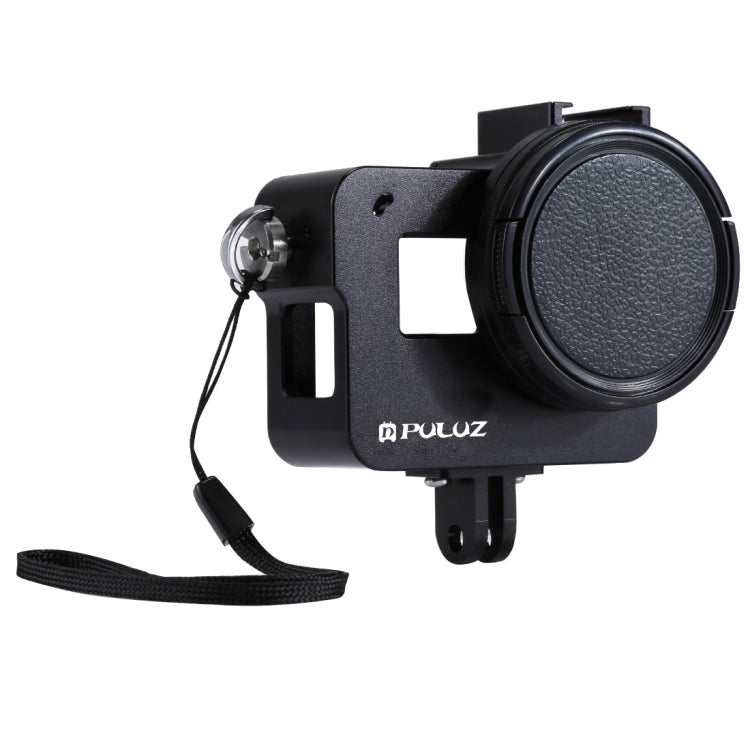 Carcasa PULUZ Jaula protectora de aleación de aluminio CNC con marco de seguro y lente UV de 52 mm para GoPro HERO (2018) /7 Negro /6/5, For HERO6 /5 Pull Frame UK Stock, For HERO6 /5 Pull Frame US Stock, For HERO6 /5 Pull Frame AE Stock               ...