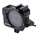Carcasa PULUZ Jaula protectora de aleación de aluminio CNC con lente UV de 52 mm para GoPro HERO(2018) /7 Negro /6/5, For HERO6 /5 No Frame UK Stock, For HERO6 /5 No Frame US Stock, For HERO6 /5 No Frame AE Stock, For HERO6 /5 No Frame                 ...