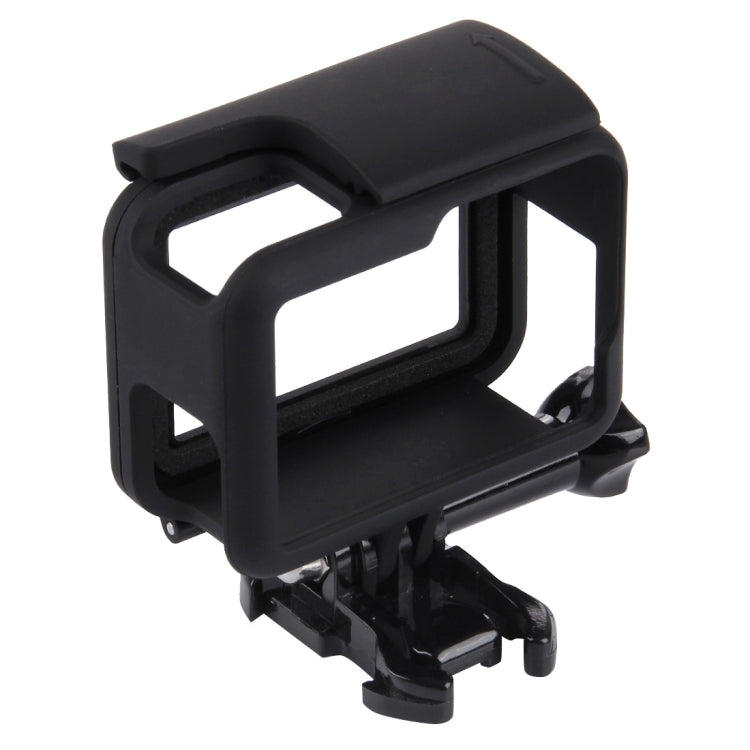 PULUZ Carcasa de plástico ABS Carcasa protectora con montaje en marco Jaula con pedestal y tornillo largo para GoPro HERO (2018) / 7 Negro / 6/5, For GoPro HERO6 /5, HERO6 /5(US)