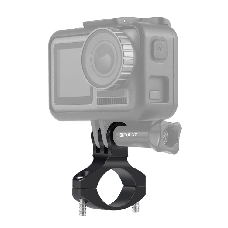 Adaptador de manillar de bicicleta PULUZ Soporte de aluminio para GoPro Hero11 Black / HERO10 Black /9 Black /8 Black /7/6/5/5 Session /4 Session /4/3+ /3/2/1, DJI Osmo Action y otras cámaras de acción, Aluminum Mount