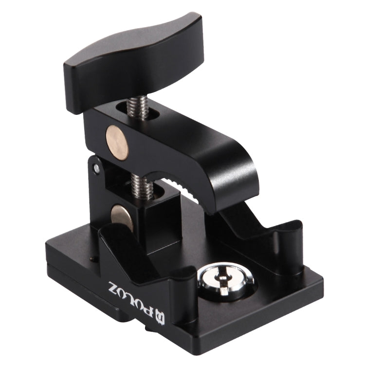 Abrazadera de fijación universal de montaje de aleación de aluminio PULUZ para GoPro Hero11 Black / HERO10 Black /9 Black /8 Black /7/6/5/5 Session /4 Session /4/3+ /3/2/1, DJI Osmo Action y otras accionesCámaras, Fixing Clamp Mount